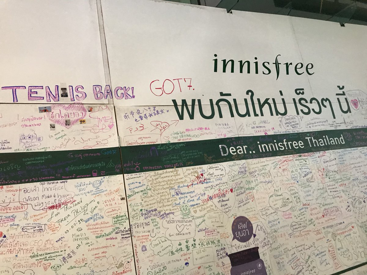 _YMJT_'s tweet photo. น่ารักจัง TEN IS BACK #เตนล์ #innisfree #TEN #텐 #TENisBack https://t.co/xBBS9XRult