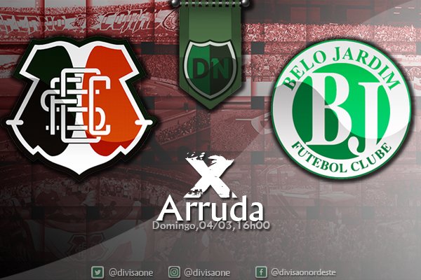 divisaone's tweet photo. Em busca da segunda vitória no #Pernambucano, #SantaCruz recebe o #BeloJardim, que ainda não triunfou no estadual e é o lanterna da competição.
#VamoSanta #VemProArruda #SantaÉSuperação #SantaForte #AvanteSantaCruz #Santinha #tricolorpernambucano #PE2018 #Tricolor #Coral https://t.co/XmUhvhvfzt