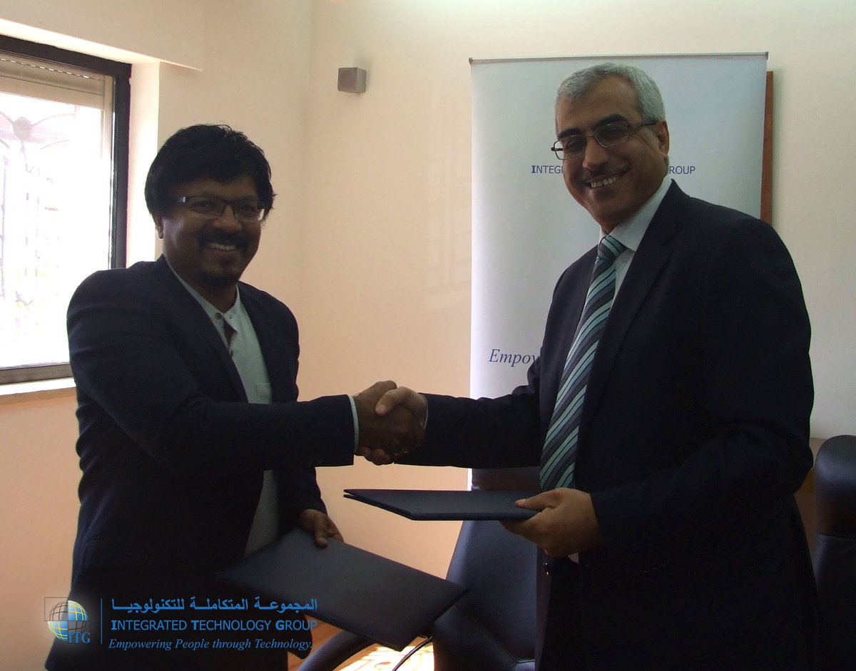 ITG_Solutions's tweet photo. تم في مقر شركة المجموعة المتكاملة للتكنولوجيا ITG توقيع اتفاقية عمل لتطبيق منظومة -HE®EduWave للتعليم العالي ومنظومة ®WaveERP لتخطيط موارد المؤسسات مع الجامعة الألمانية للتكنولوجيا GUtech في سلطنة عُمان.
للمزيد: https://t.co/tGzwADWIEw
#حب_الأردن #تكنولوجيا #اتفاقية https://t.co/fx4rhvuW7N