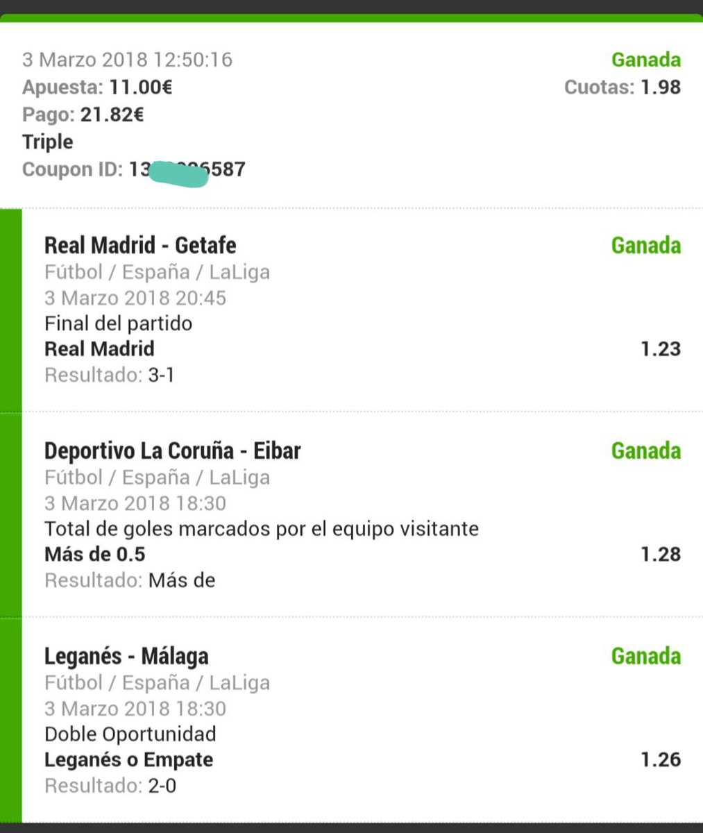 Últimas 6 apuestas del reto, ✅✅✅

Quien quiere entrar? 🤑

Esta es una de las de ayer ⤵️