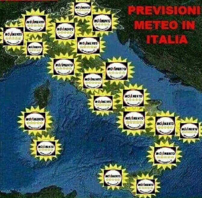 Previsioni del tempo di Lunedì 5 Marzo!😀⭐⭐⭐⭐⭐ #Elezioni4Marzo2018