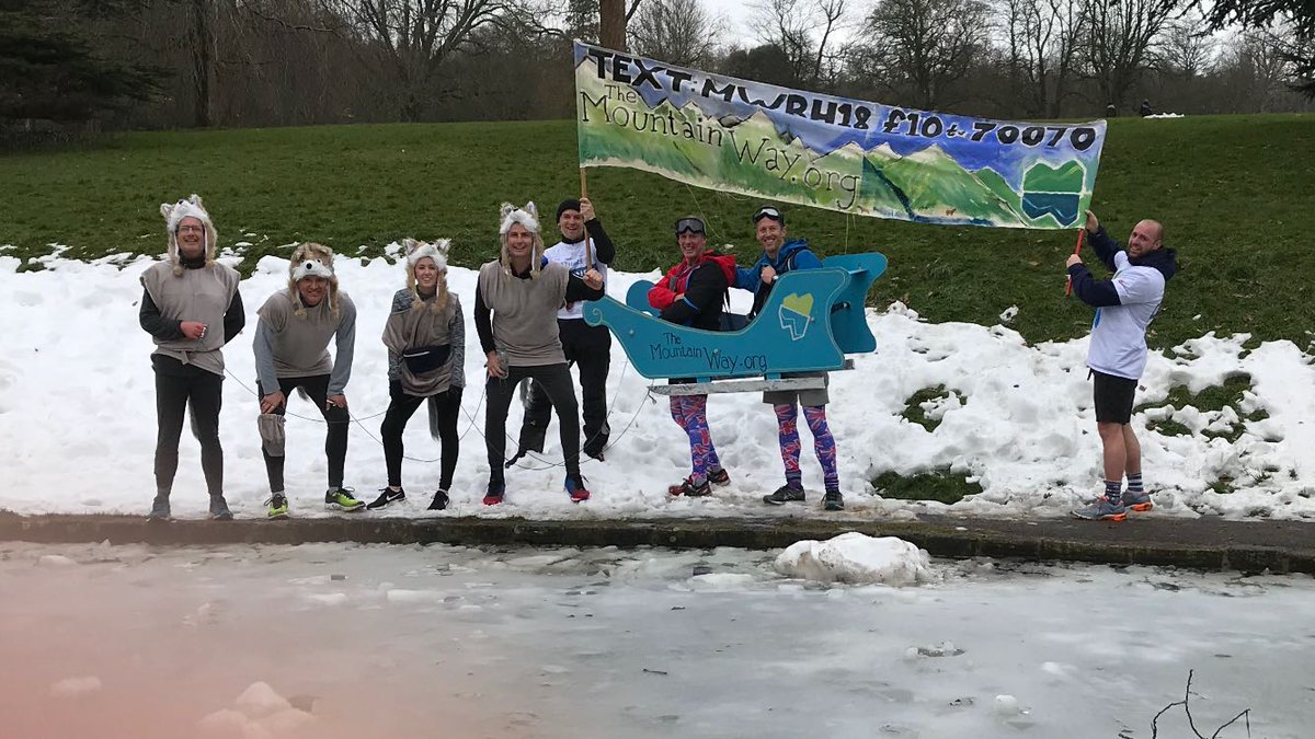 cognisess's tweet photo. Team Huskies from @themountain_way have finished the unofficial #BathHalf. To find out how they did along the way go to their Facebook page. Well done team! https://t.co/JLDXu7M4ka