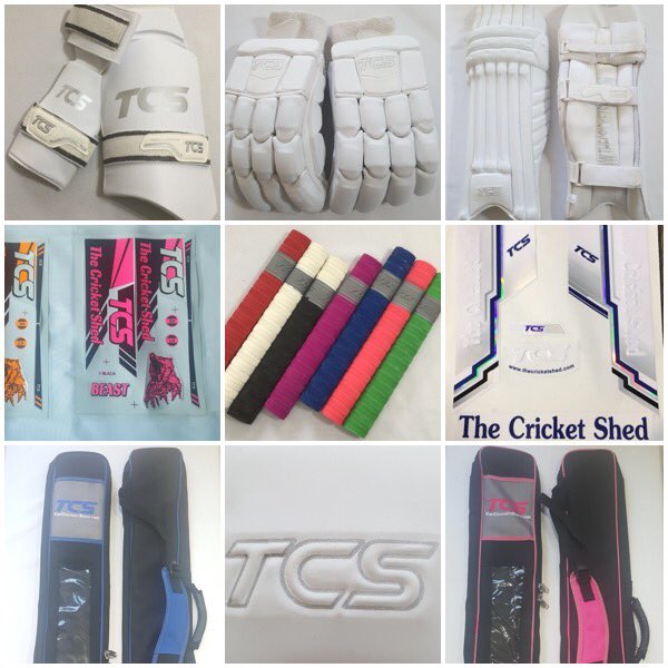 Allthegear99's tweet photo. It’s been a long journey, but well worth the effort. The full range of #TCS products are now available to purchase from our website! #AllTheGear #Cricket #Grips #BatCovers #Gloves #Pads #Stickers #ThighPad #FullWorks https://t.co/JR3xdNqxfS