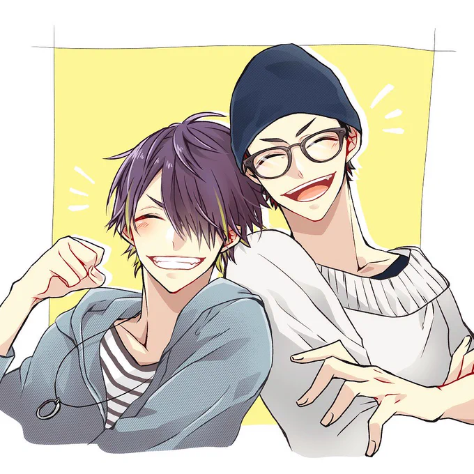 これhttps://t.co/wKAQsSo0H4 の加工したver.

鉄虎&忍 