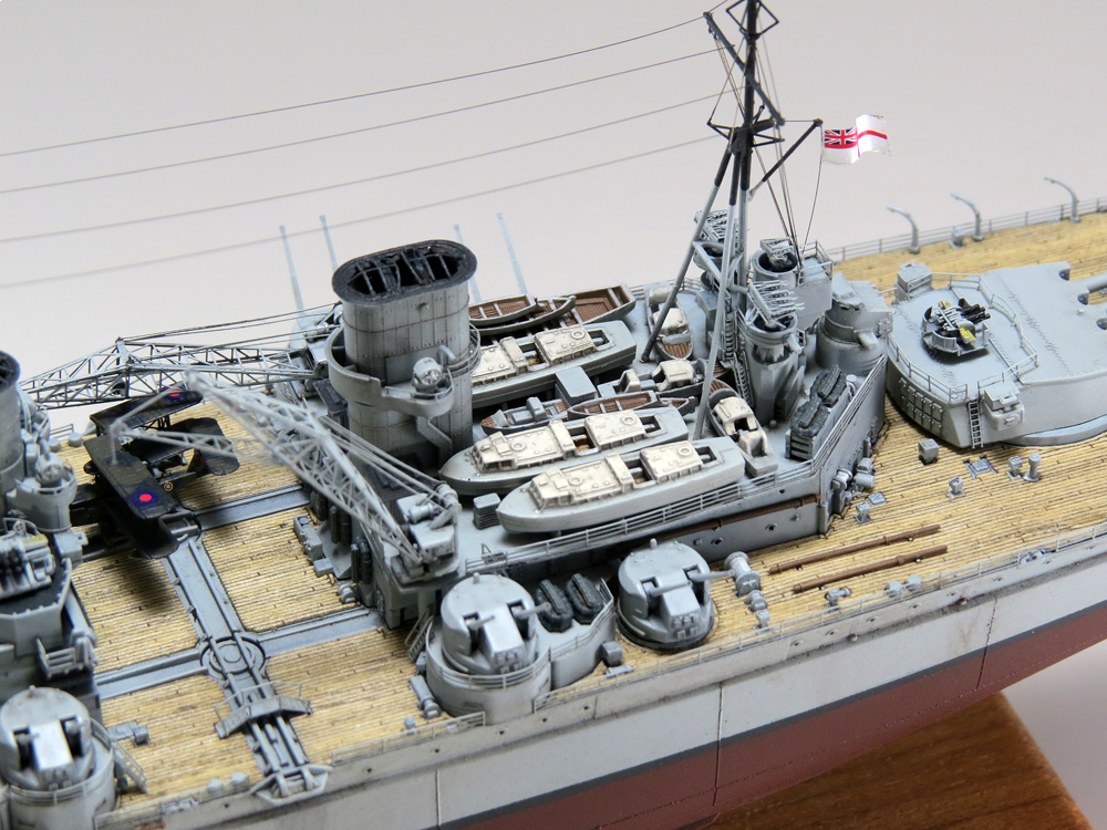 フライホーク「1/700 プリンス・オブ・ウェールズ」完成致しました