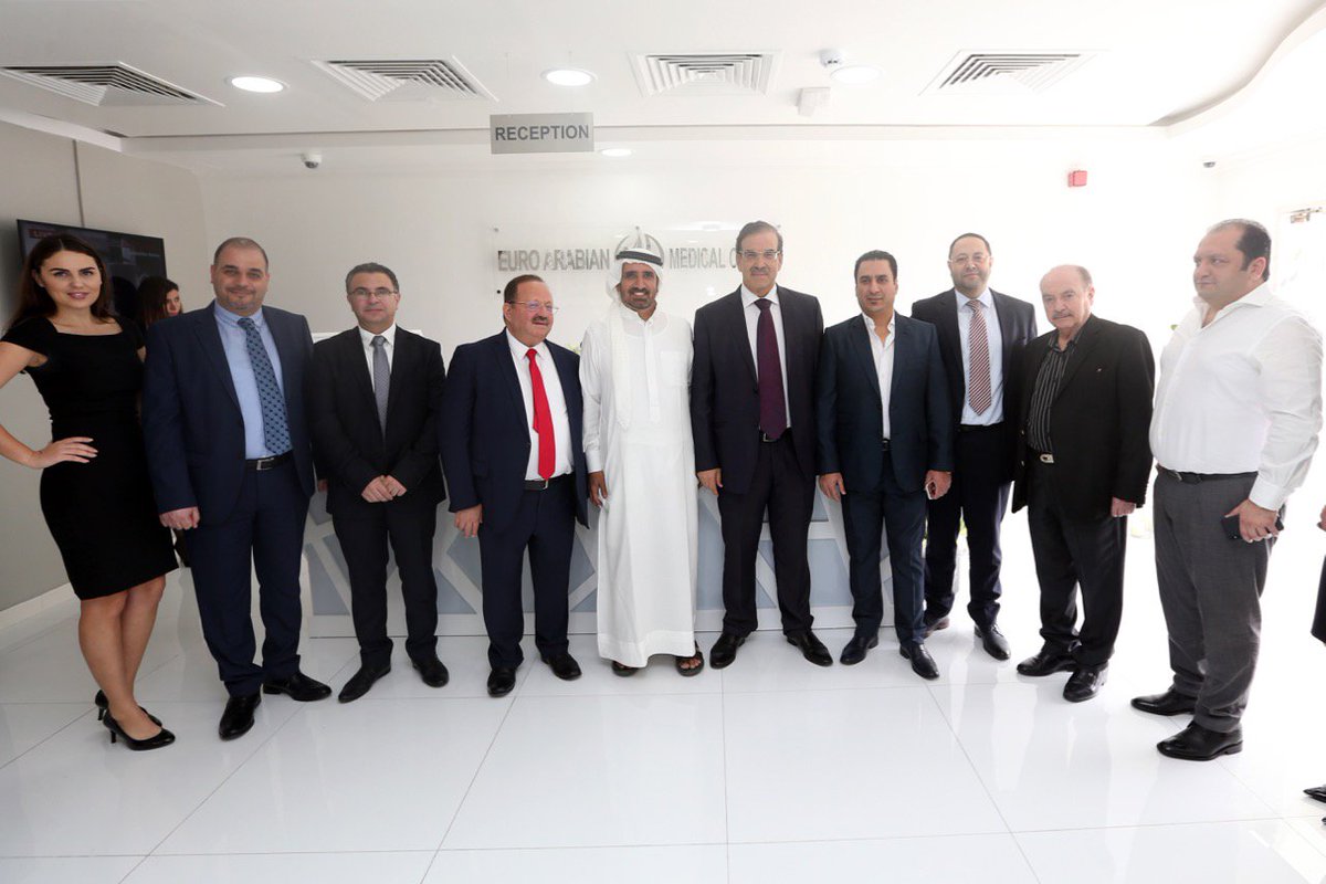 EuroArabian_MC's tweet photo. يسرنا إعلامكم بأنه قد تم افتتاح المركز الطبي الأوروبي العربي يوم الخميس 22 فبراير 2018 في منطقة الوصل وهي أحد أهم المناطق الحيوية بدبي، حيث قام السيد حسام الدين الإمام -مالك المركز- برفقة الدكتور محمد العاسمي بقص الشريط وإعلان الافتتاح الرسمي للمركز وسط أجواء من الفخامة والرقيز https://t.co/wWH7CGRCy7