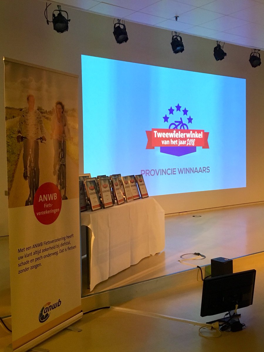 Klaar voor de uitreiking van de Tweewielerwinkel 2018!