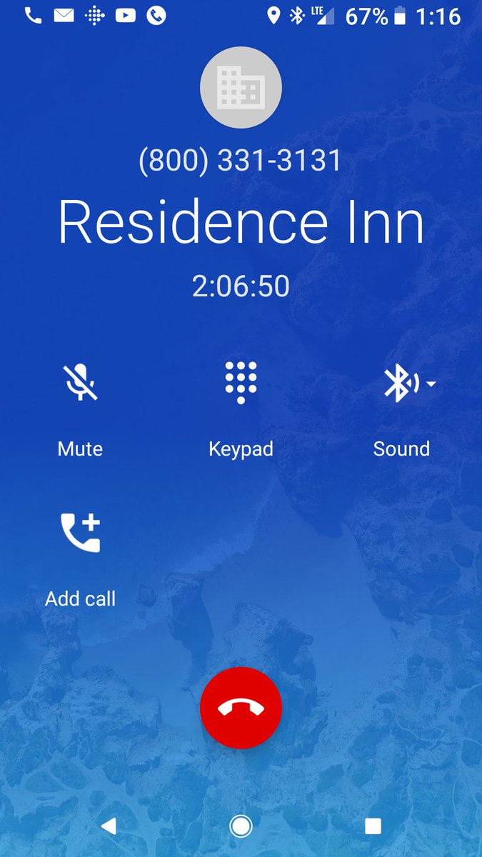Etwam's tweet photo. @Marriott 2 hours on hold only to get hung up on while try to cancel a reservation. Ridiculous https://t.co/Bd9T7ZY3KE