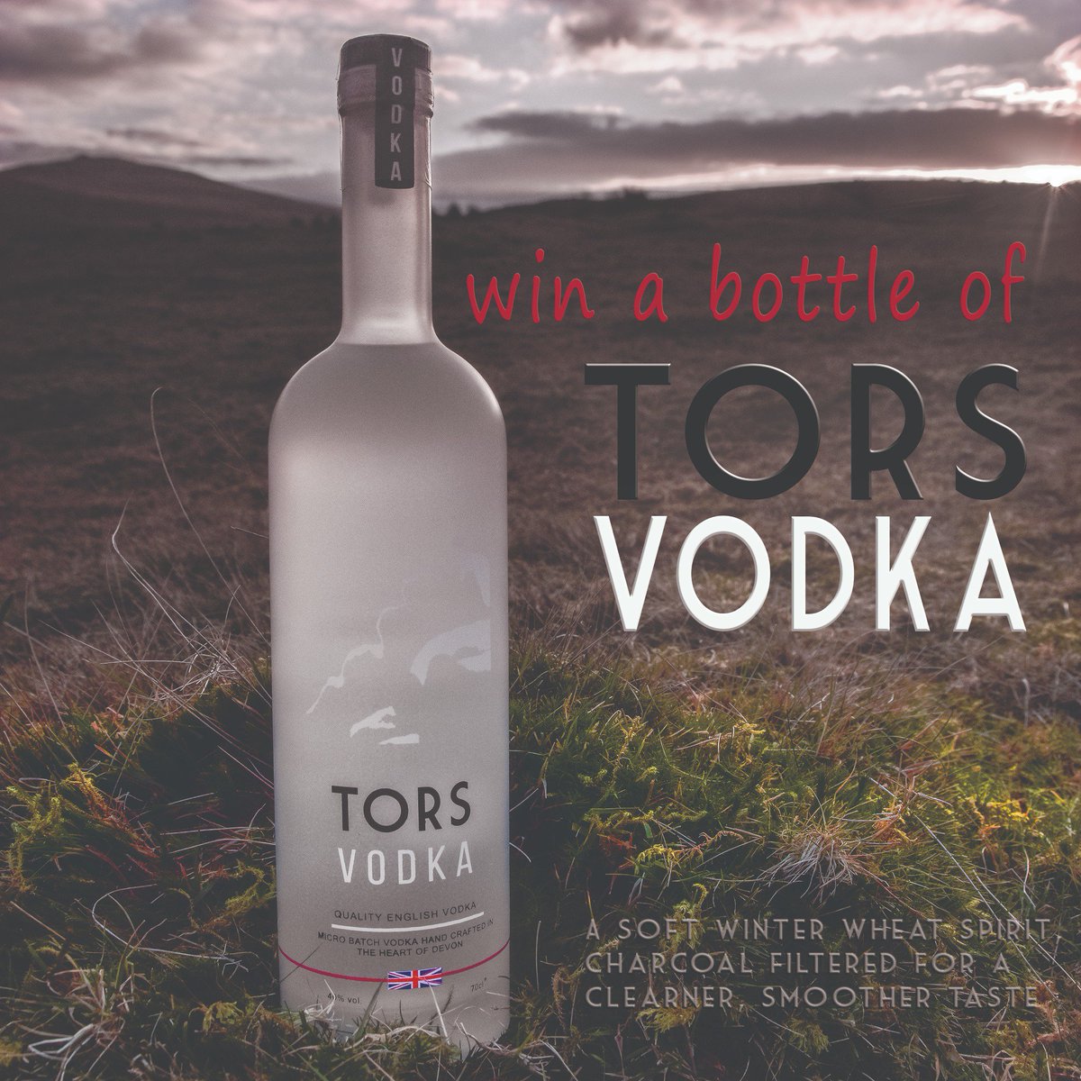 TorsVodka's tweet photo. WIN! Would you like to win a bottle of @TorsVodka ? Here is your chance! Retweet &amp; Follow to enter! (Closes 20/03/2018) #WIN #vodka #competition #premium https://t.co/Ae1bdSeEZS