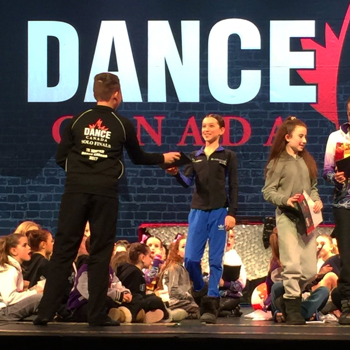 DanceCanadaComp's tweet photo. Our current Jr Mr Dance Canada Owen Hiltebrand handing out our Solo Finals tickets to our qualifiers!! #DCcomp2018 #Solofinals https://t.co/wkjyKlMZ9n