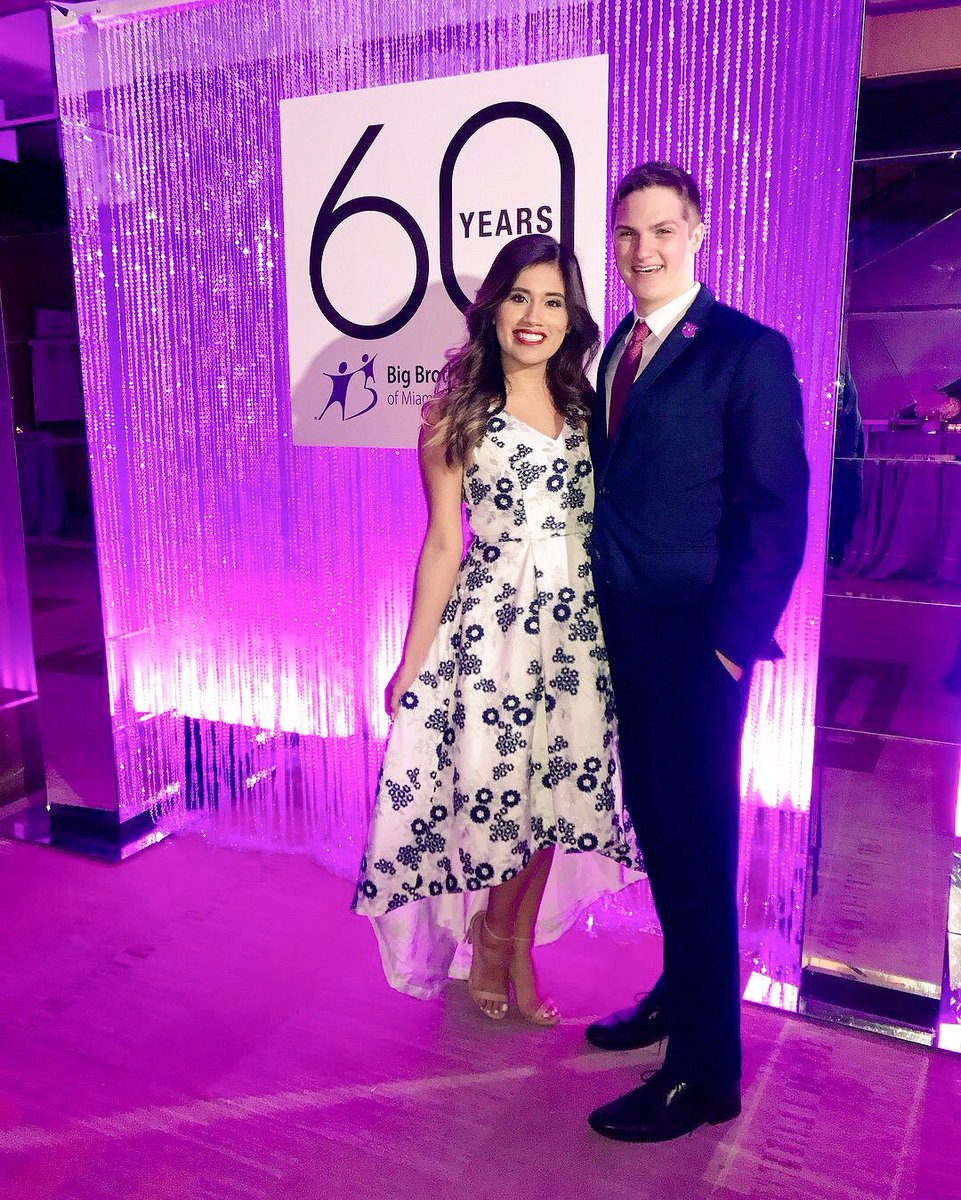JustSelene's tweet photo. Had so much fun celebrating #60years of life-changing mentoring at the #BBBSMiamiGala! It was an honor to be a big! 💃🏻💜💎 https://t.co/OnYSXoWoBW