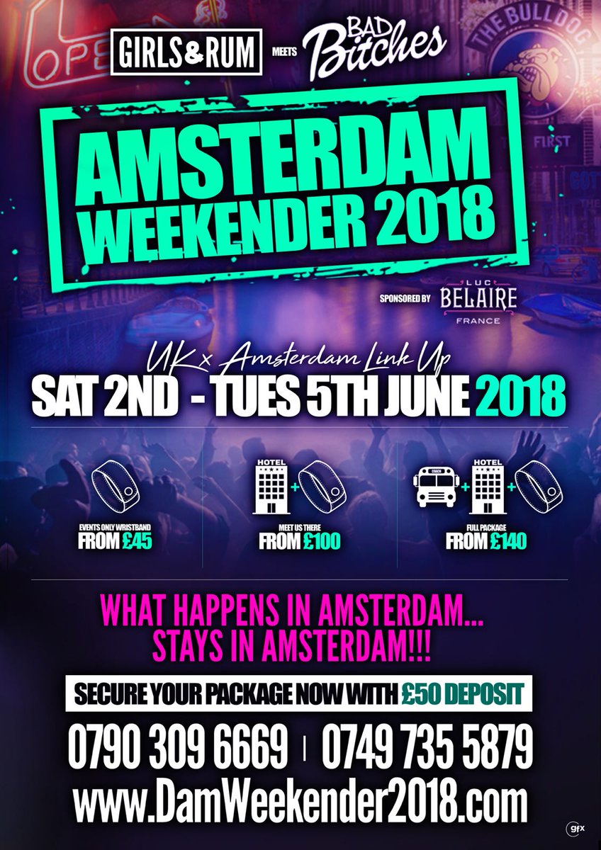 HypageHypeson's tweet photo. #DamWeekender2018 #Asapldn #AsSexyAsPossible
Raves, weekenders, comedy clubs or just a night out to socialise we have you covered π―ππΎ https://t.co/DLYKGSlXov