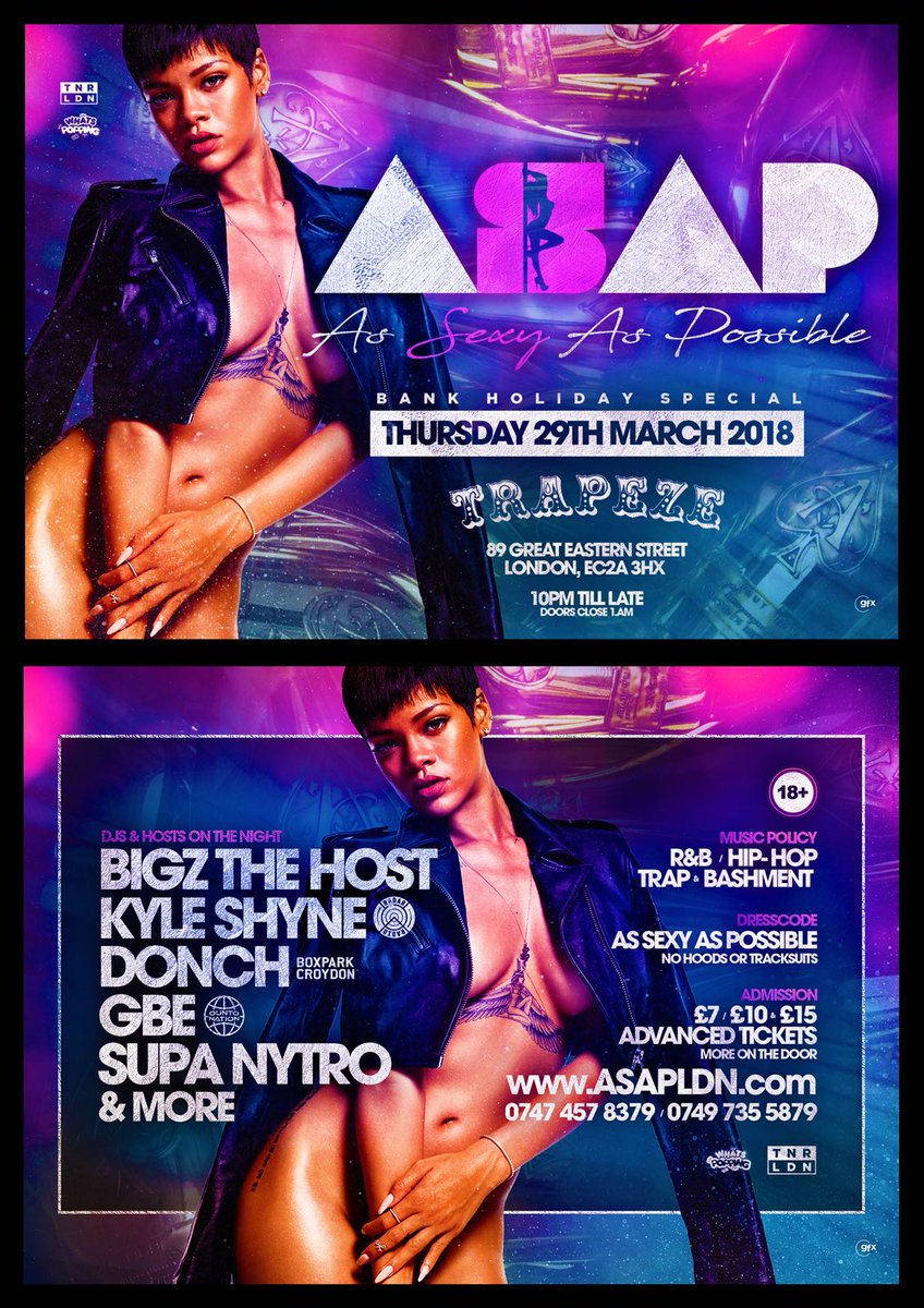 HypageHypeson's tweet photo. #DamWeekender2018 #Asapldn #AsSexyAsPossible
Raves, weekenders, comedy clubs or just a night out to socialise we have you covered π―ππΎ https://t.co/DLYKGSlXov