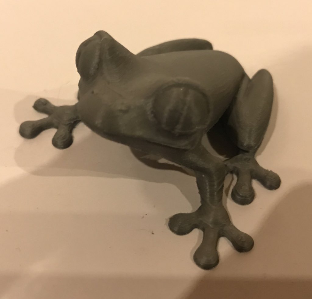 fgardt_'s tweet photo. #3dsenpai
This print turned out pretty good, but whats up with these dots? Looks like the nozzle pushed slightly in the print or something? https://t.co/VF1PR5E1m9