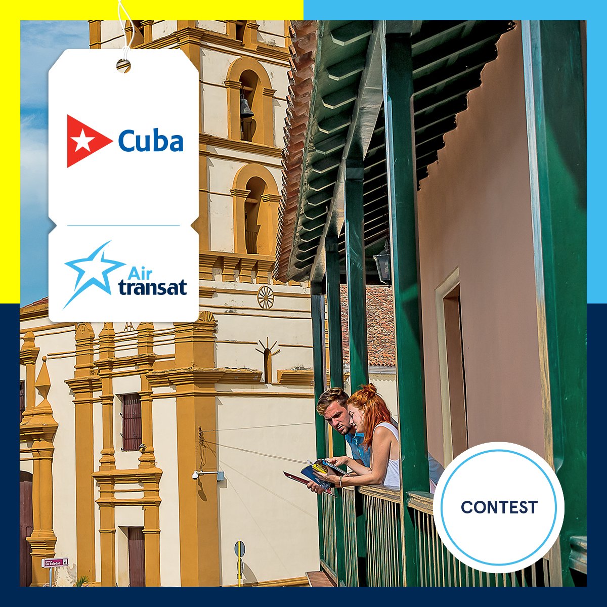 airtransat's tweet photo. Enter our #Contest to win an all-inclusive trip to @BeLiveHotels in Varadero #Cuba!
• Want to visit Cuba’s colourful colonial towns? Tell us in a tweet which authentic experience you’d like to do in Cuba
• Tag @airtransat & use #TransatCubaContest
Rules: https://t.co/NOc5mF9fw2 https://t.co/a53msWbMAg