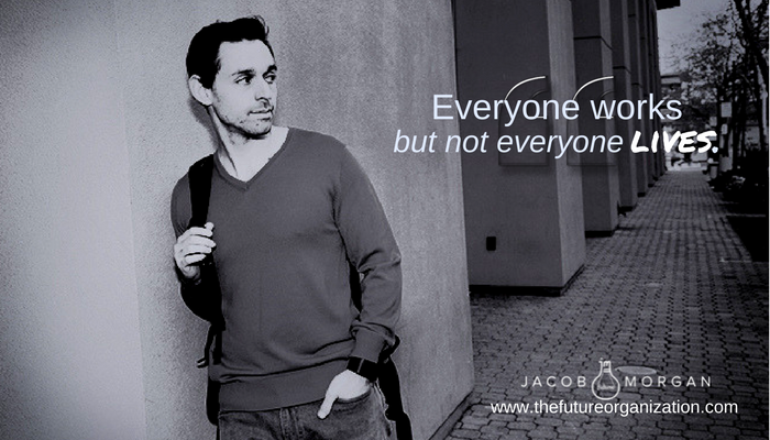jacobm's tweet photo. "Everyone works, but not everyone lives."  #FutureofWork #WorkLifeBalance https://t.co/hrz7GQRwwY