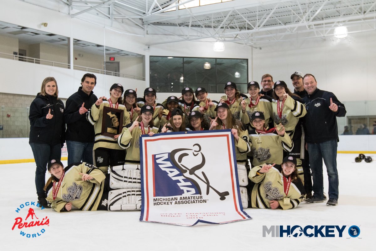 Congrats to @HoneyBakedHC - 14U Tier 1 Girls’ <a href="/MAHA_Hockey/">MAHA</a> state champions. #MAHA2018