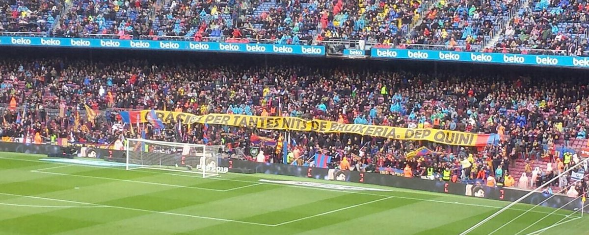 AComasFCB's tweet photo. Gràcies per tantes nits de bruixeria #DEPQuini ! https://t.co/vMQU6aCZMR