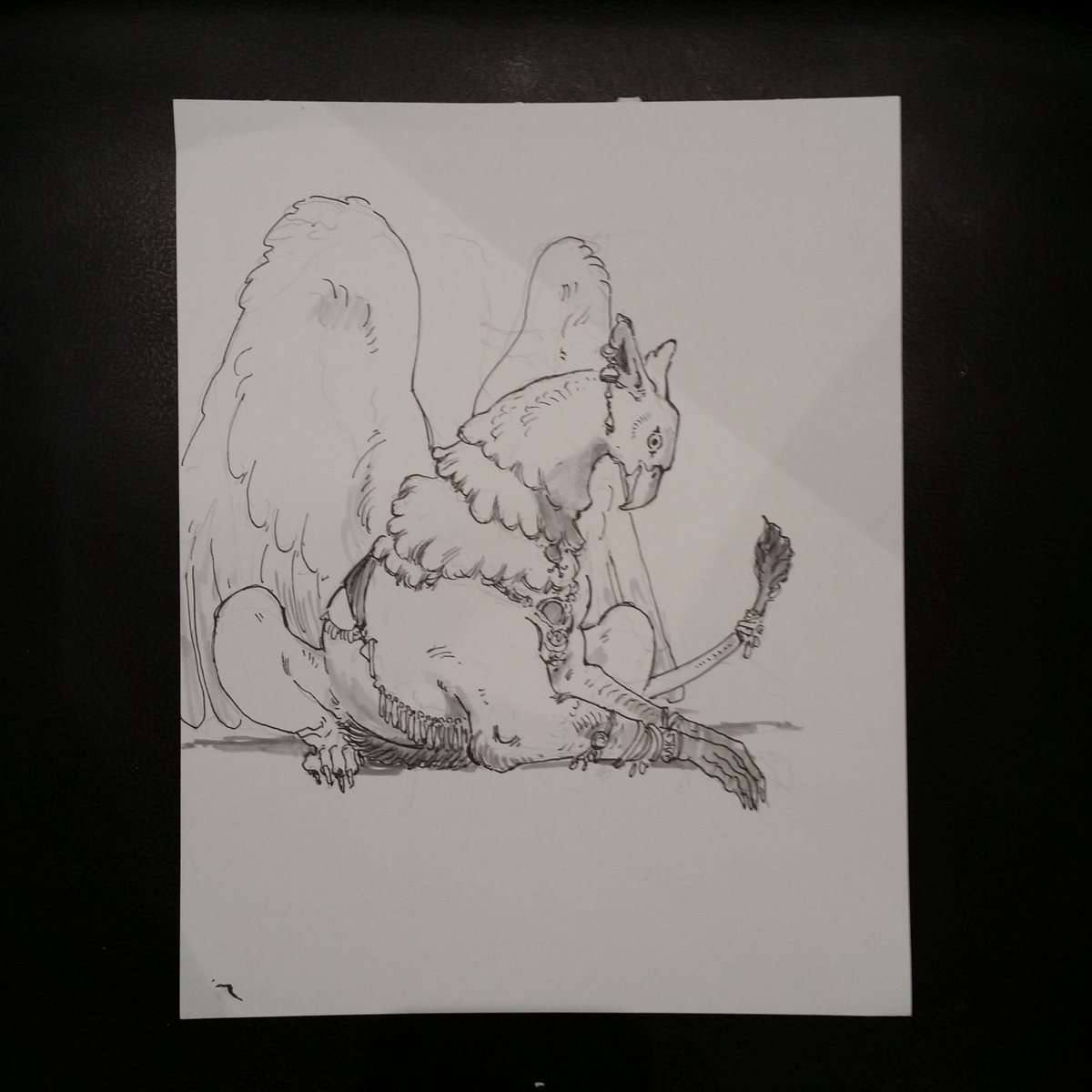 My commission examples for ECCC- Gryphon, Anubis, Ogre. 