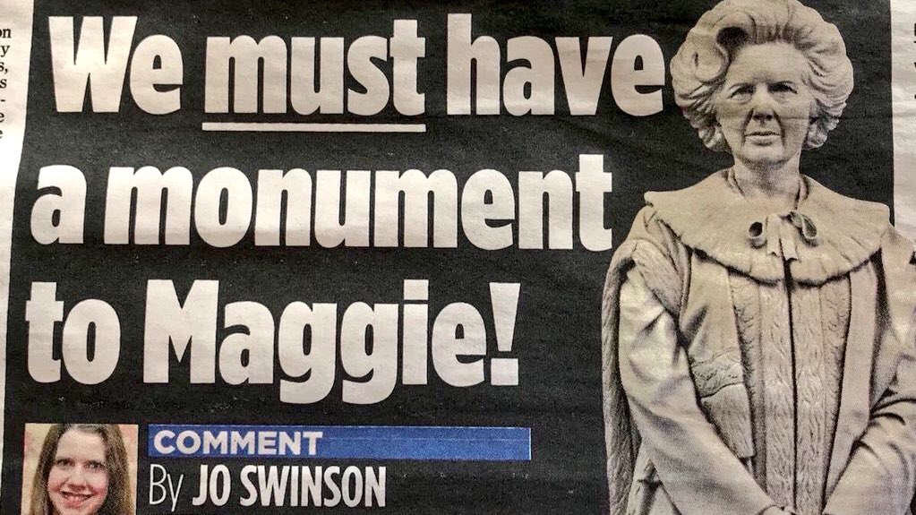 Redpeter99's tweet photo. There are already 100s of monuments to Thatcher. They're called pit villages.  https://t.co/OQrNr5E5hj