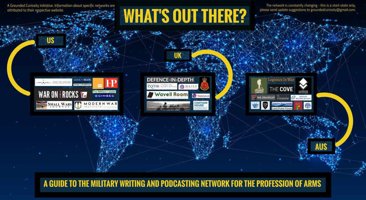 Nick_Alexander4's tweet photo. Interested in knowing where you can get you're next #PME fix. Look no further than this great prezi for Aus, US and UK mil blogs &amp; podcasts #bethenetwork #makePMEfun | via @GroundCuriosity https://t.co/T3PPuaanVU https://t.co/x7IaAVTWqe