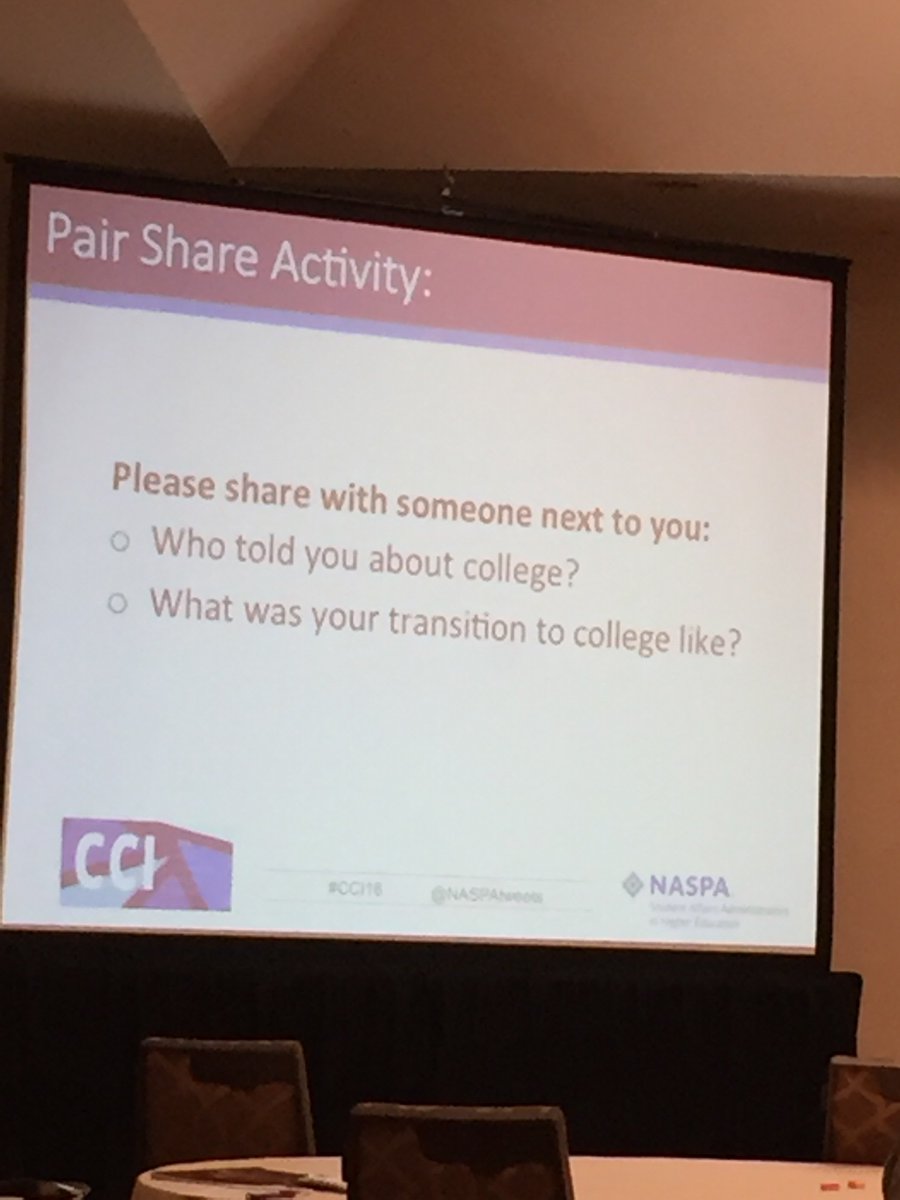 OtherKindOfDoc's tweet photo. .@MtSAC team presenting our Guided Pathways approach to student intake, on-boarding and connect 4. @NASPAtweets #CCI18 #NASPA18 https://t.co/h9ZoZCYuP2