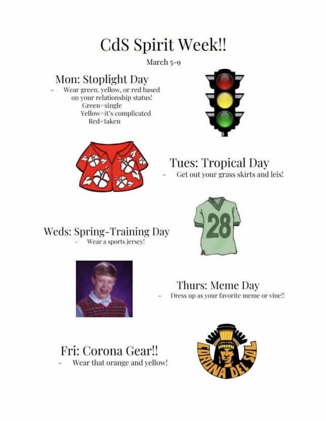 cdsseniors18's tweet photo. REMINDER THAT SPIRIT DAY IS TOMORROW SENIORS💥 POST YOUR PHOTOS AND USE #cdsspiritweek TO BE FEATURED AT THE ASSEMBLY⚡️ https://t.co/70CWyH3yks