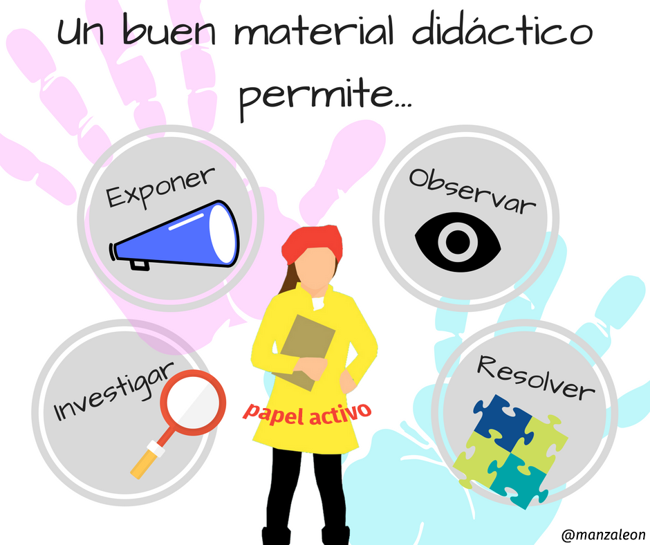 Un buen material didáctico debe fomentar el papel activo del estudiante ✋🏻👦🏻👧🏽✌🏽 #DDC18_2
