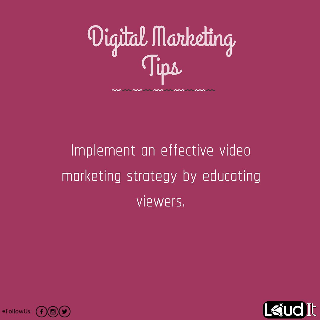 Louditonline's tweet photo. Often #videos that offer advice, information, #tips and other informative #content can be more effective than a solely promotional video. https://t.co/RCf4aCgSK4