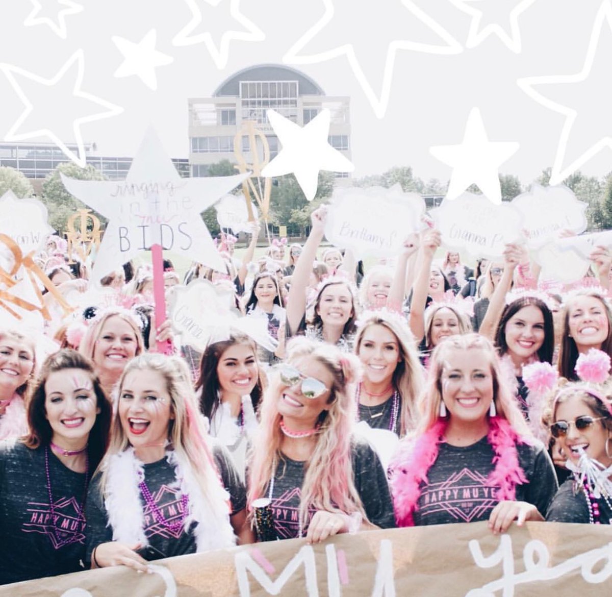 KSUPanhellenic's tweet photo. Happy National Founders’ Day to @PhiMuKSU ★★★ https://t.co/cLqSoD8k8k