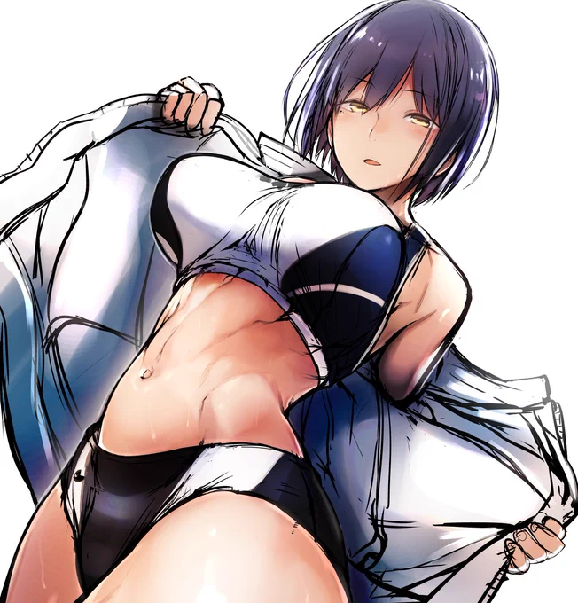 陸上部しずりん、そのうち完成まで描く
#凛Art 