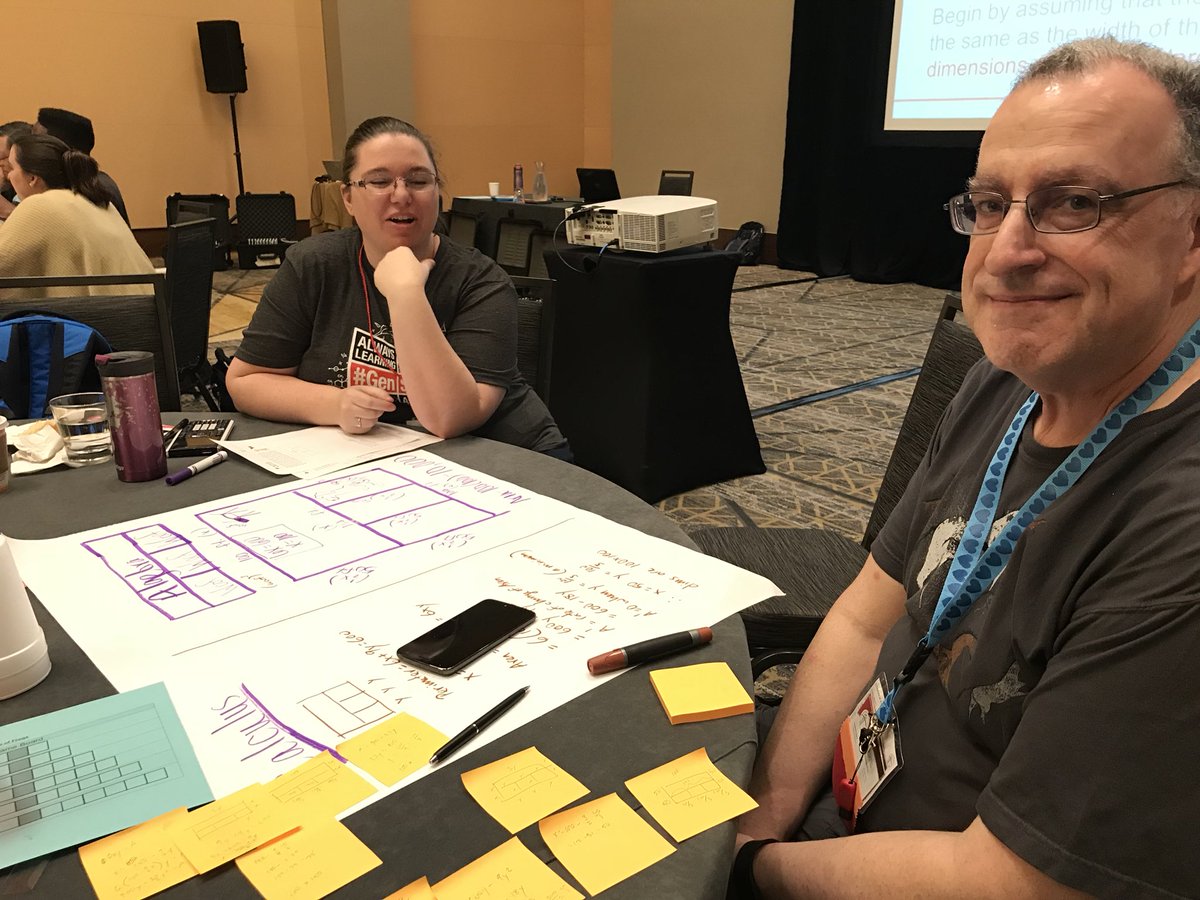 DeLeon_HSMath's tweet photo. Lorissa Taylor and Howard Stern problem solving together. #T3IC @TICalculators @NISDSecMath @NISDSTEVENS https://t.co/HXPfSmdNQD