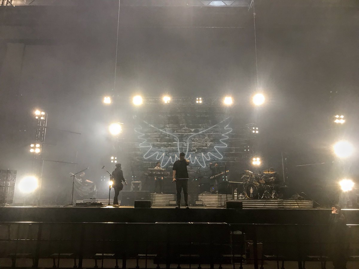 thescript's tweet photo. Soundcheck... 🇳🇴 #FreedomChildTour https://t.co/t3cZAqPO0d
