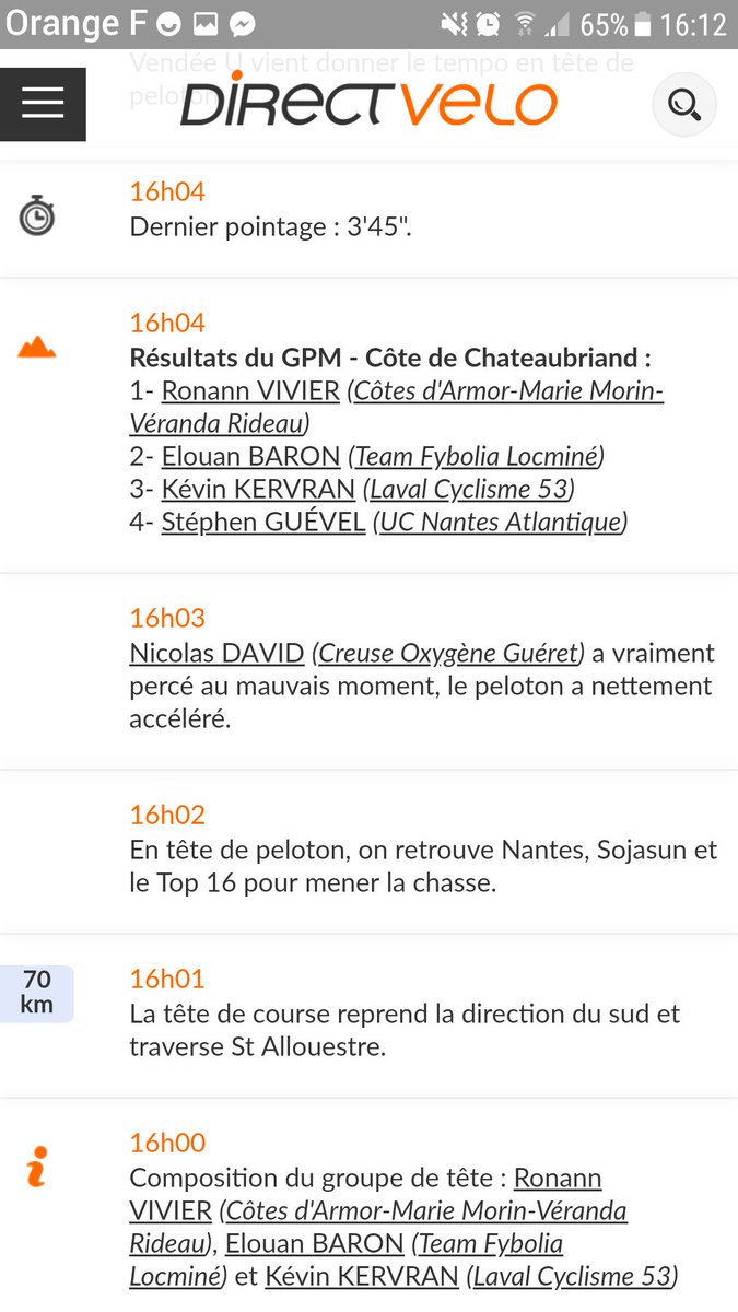 K_Vivier's tweet photo. En partant ce matin à la course je t'ai dis que je voulais voir ton nom @Ronann_vivier sur @directvelo ! Je ne pensais pas que tu prenais ça à la légère 😅🚴💨 #thestrengthiswithyou #MancheAtlantique https://t.co/E3IJXrcS2f