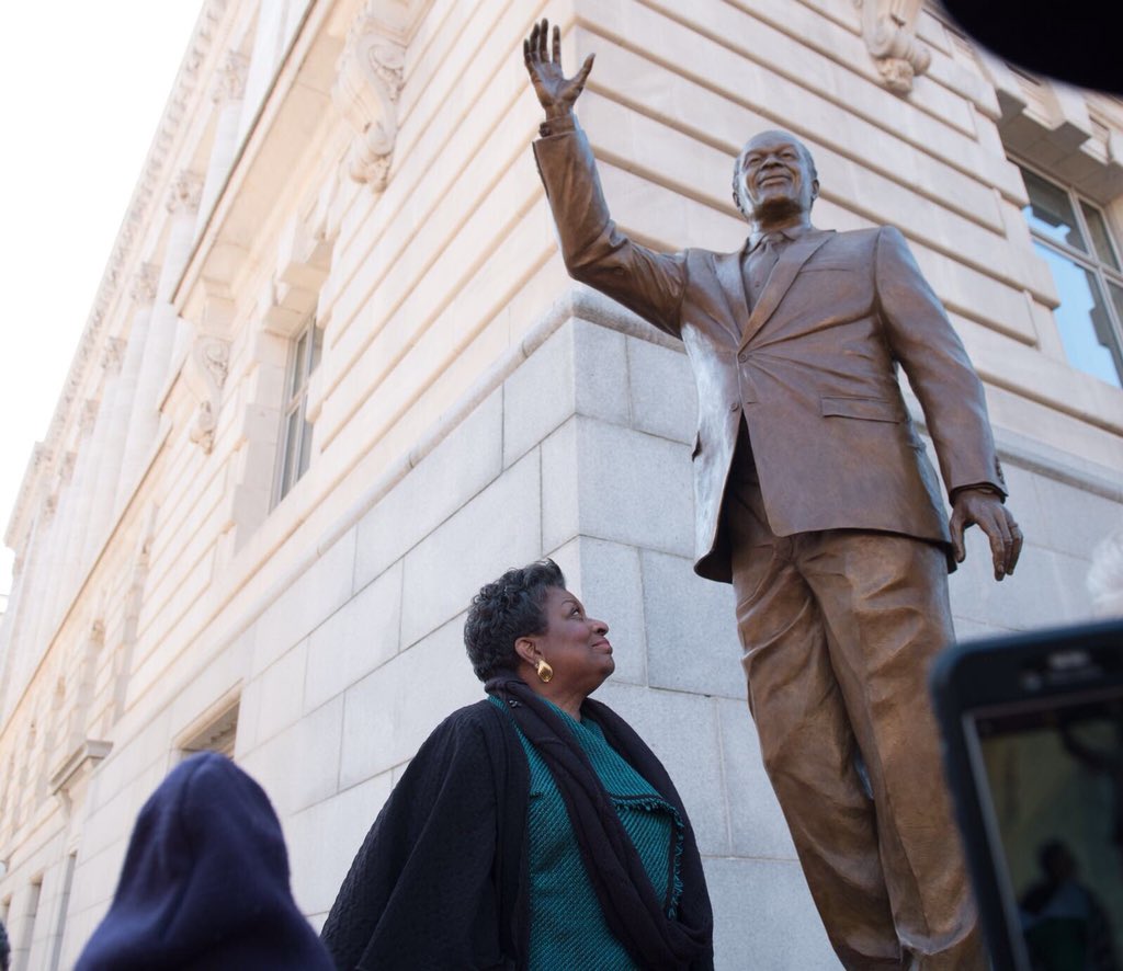 theauthordavid's tweet photo. The man who never stopped fighting for the people has been immortalized, and will greet each new president walking up Penn Ave. Can’t keep a good man down! #MayorforLife #mayorforinfinity #MarionBarry https://t.co/AZpkvfoNwd