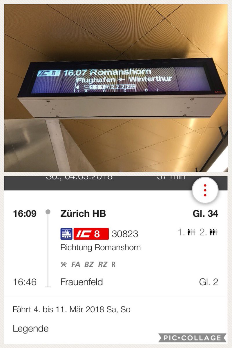Unterschiedliche Abfahrtszeiten des IC8 von ZH nach Romanshorn <a href="/railinfo_sbb/">🚧 Railinfo SBB 🚧</a>