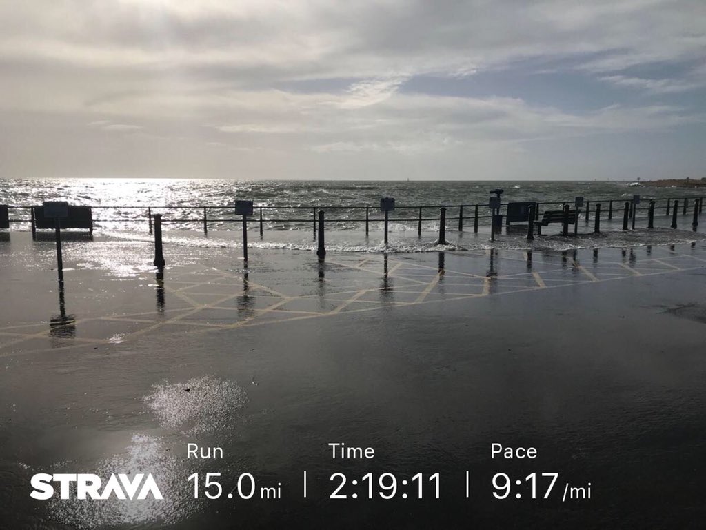 GemmaDixon3's tweet photo. Just to ensure this weeks weather didn’t put me behind schedule for #londonmarathon2018 #marathontraining #7weekstoday #backontrack https://t.co/f1C8I2lHi2