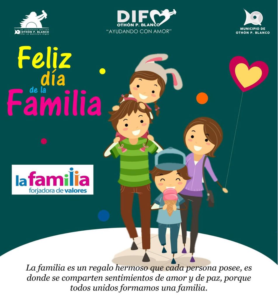 sistemadifopb16's tweet photo. Feliz #DíaDeLaFamilia fomentemos los valores y fortalezcamos la unión familiar en armonía, tolerancia y comprensión.
#DIFOPB #AyudandoConAmor https://t.co/l3VbccLmGH
