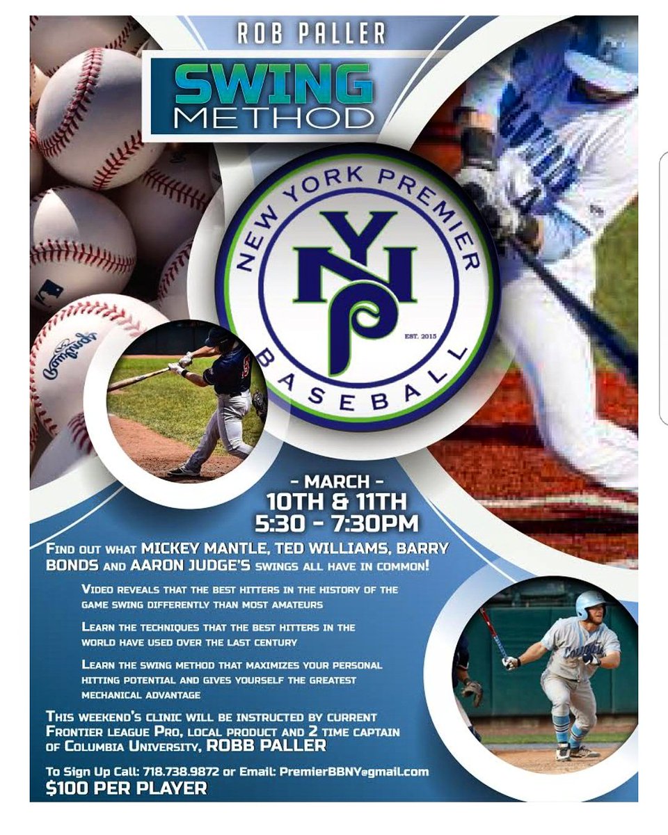 premierbbny's tweet photo. Great clinic next weekend, Call Premier and reserve a spot 
@MRoves44 @RobbPaller https://t.co/QrLauBRheS
