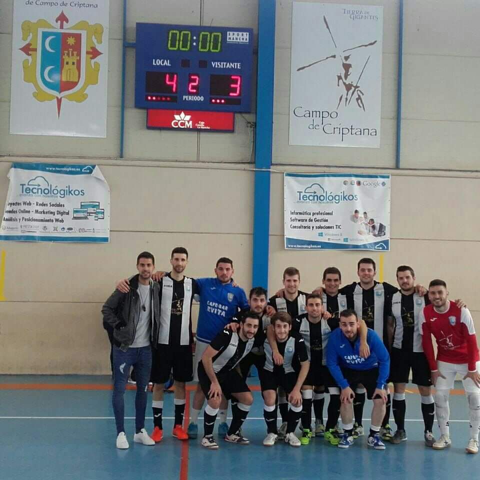 tecno_logikos's tweet photo. Que bien saben de nuevo las victorias junto a la afición.
#123Criptana https://t.co/mFFoA6xf8s