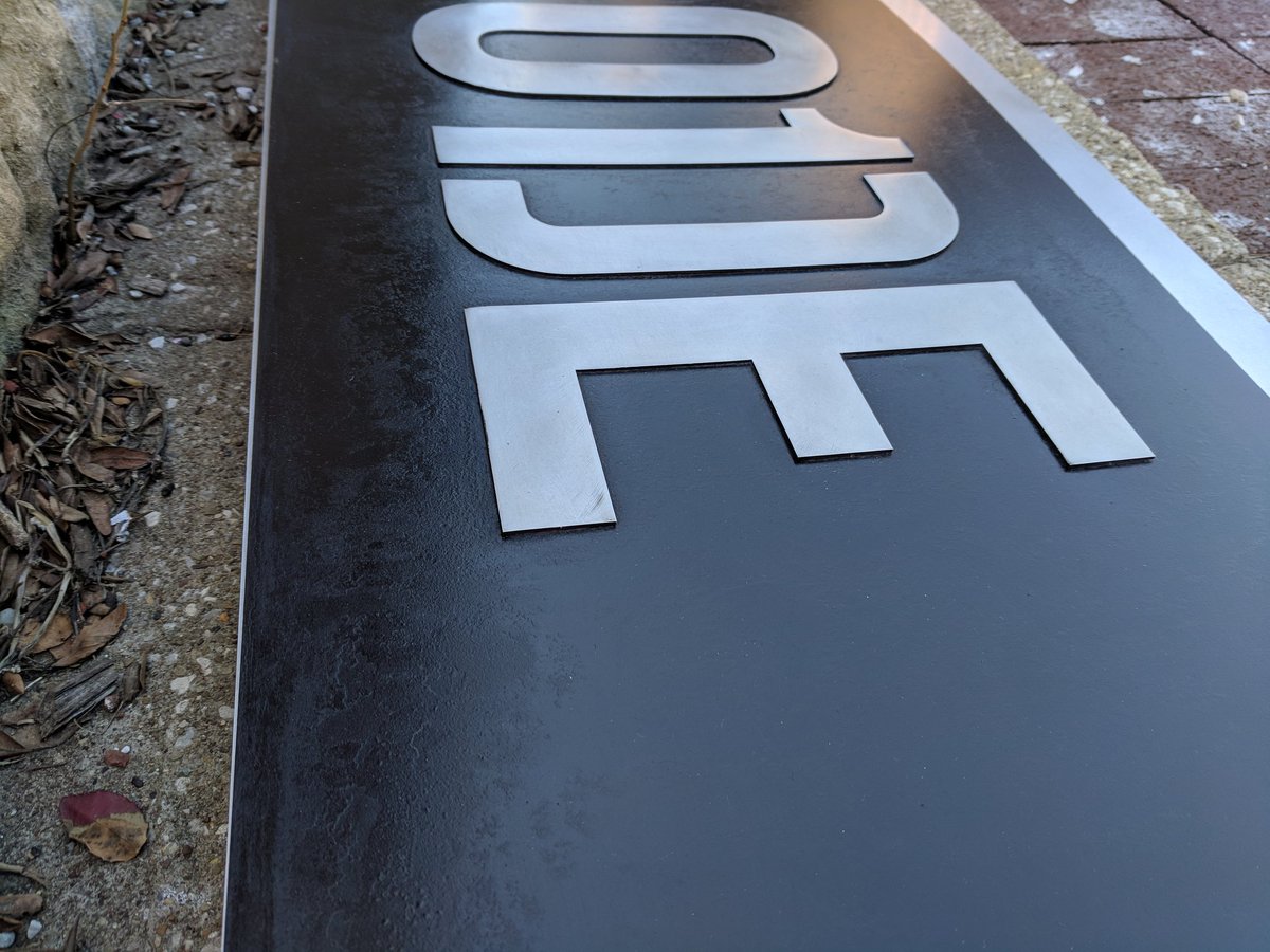 browningeric's tweet photo. New sign going up today @coffeeandcode . Awesome work by @krunchworks ! https://t.co/cmSxKfKb2C