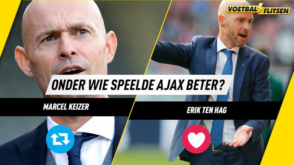 FCVideoNED's tweet photo. Ajax verloor vandaag op bezoek bij Vitesse (3-1) en lijkt het kampioenschap daarmee definitief te hebben verspeeld. Hadden de Amsterdammers Marcel Keizer wel moeten ontslaan? #Ajax #vitaja https://t.co/avgljkHKGS