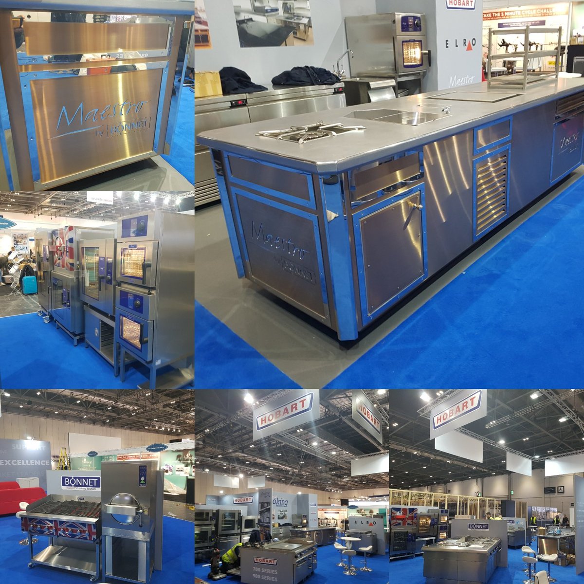 HCS_stewart's tweet photo. Stand taking shape, home for the week. Come and say hello to Hobart Cooking on Stand 1350 hcs_cook #maestromagic https://t.co/G2HoKDAAIg