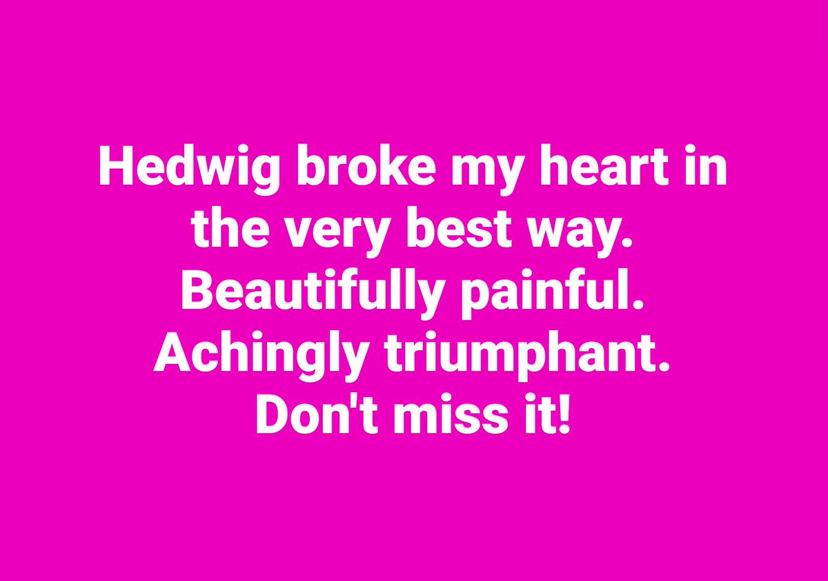 #HedwigAndTheAngryInch #LoveWins #MoreThanFoodMag #RealPeopleRealTalk <a href="/MoreThanFoodMag/">More Than Food Magazine</a> <a href="/VRTheatrical/">VR Theatrical</a> <a href="/PieterToerien/">Pieter Toerien Productions</a>