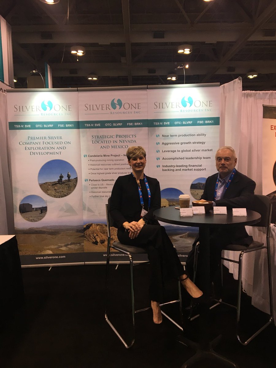 silveroneinc's tweet photo. We are here at @the_PDAC 2018! Come by our booth (ie:2930) we would love to talk to you. #PDAC2018 #silverone #Silver https://t.co/mDke2COu49