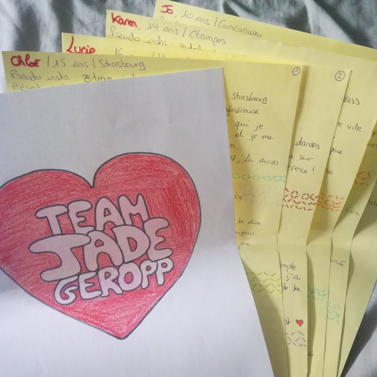 JadeGeroppFans's tweet photo. @Jade_Geropp a bien reçu tout vos courriers 👍✨❤ https://t.co/MtyvbjFhWI