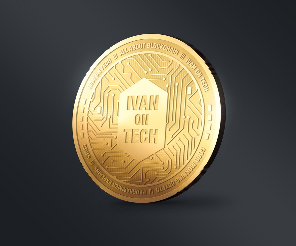 Next is a tribute coin for @IvanOnTech. Made using my Coin Mockup PSD :) — Coin  Mockup PSD is now available at https://t.co/YBiwsMBzN4 #coin #cryptocurrency  #mockup #design #psd