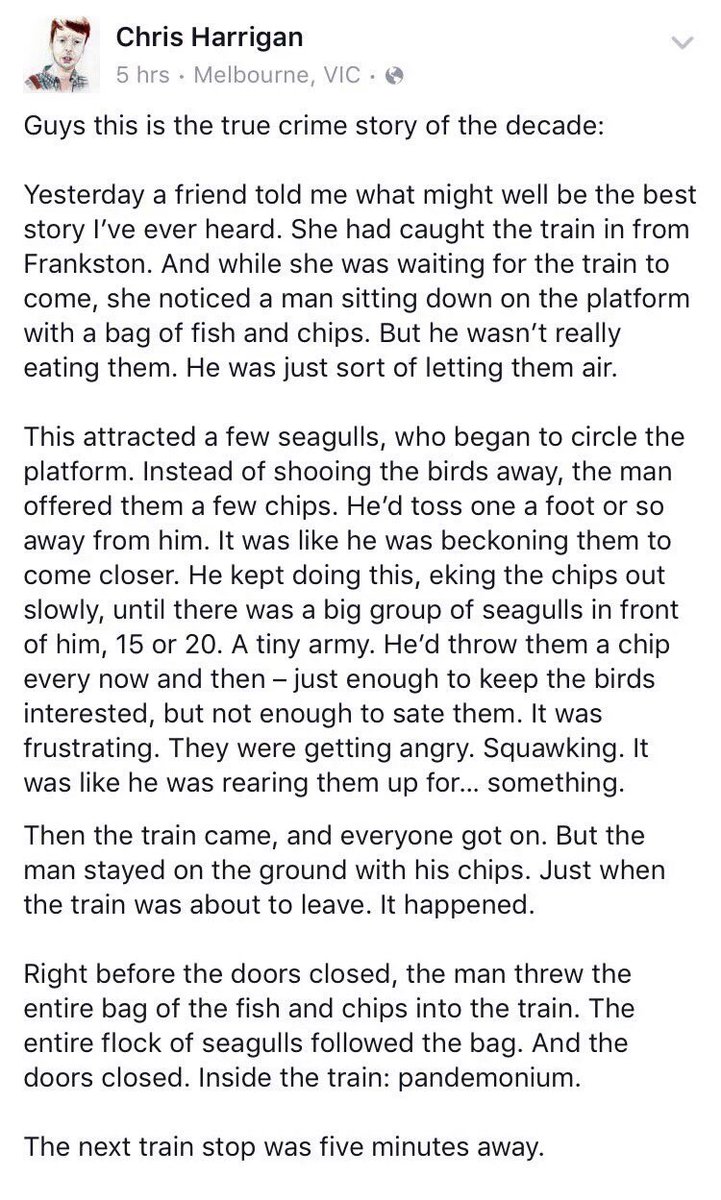 Rachael_Conrad's tweet photo. This is the best story I’ve ever read. https://t.co/WMgjg1p6de