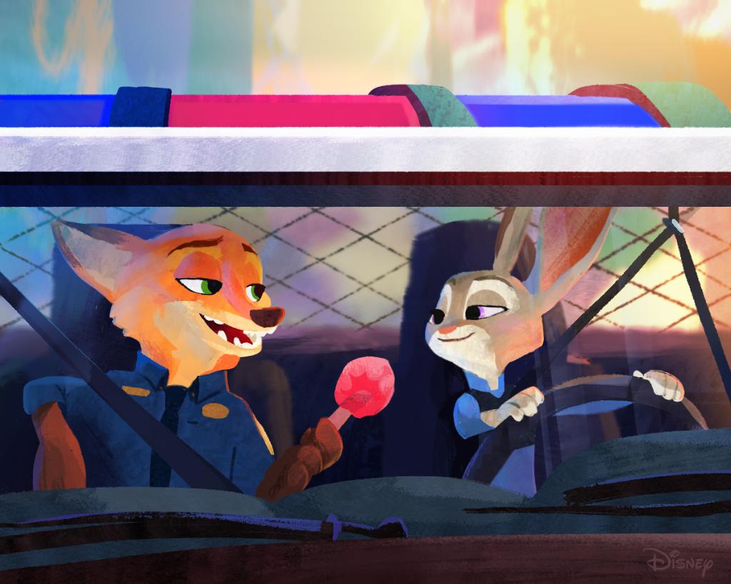 Disney's tweet photo. O-M-Goodness! It's the anniversary of #Zootopia! https://t.co/RUOTlyxLSs