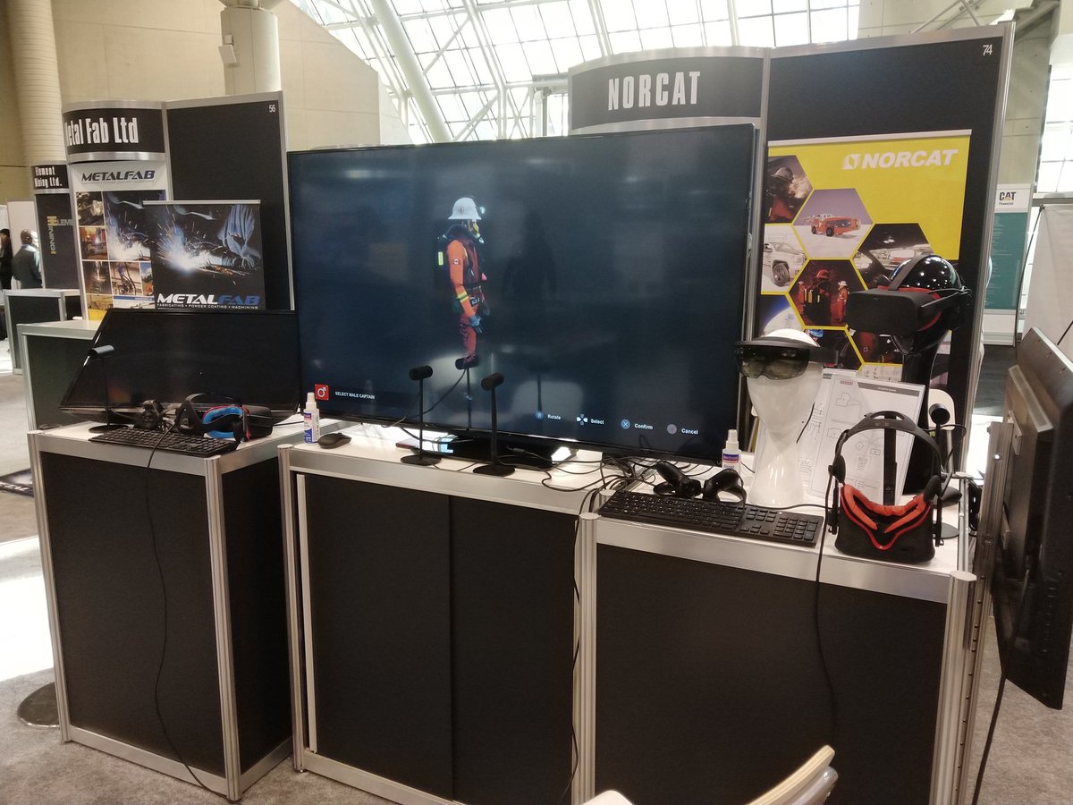 STUDIONORCAT's tweet photo. Setup and ready to rock! Join us at booth 74 at @the_PDAC and see all our new products available. #PDAC2018 #PDAC https://t.co/b1JEhKFuzu